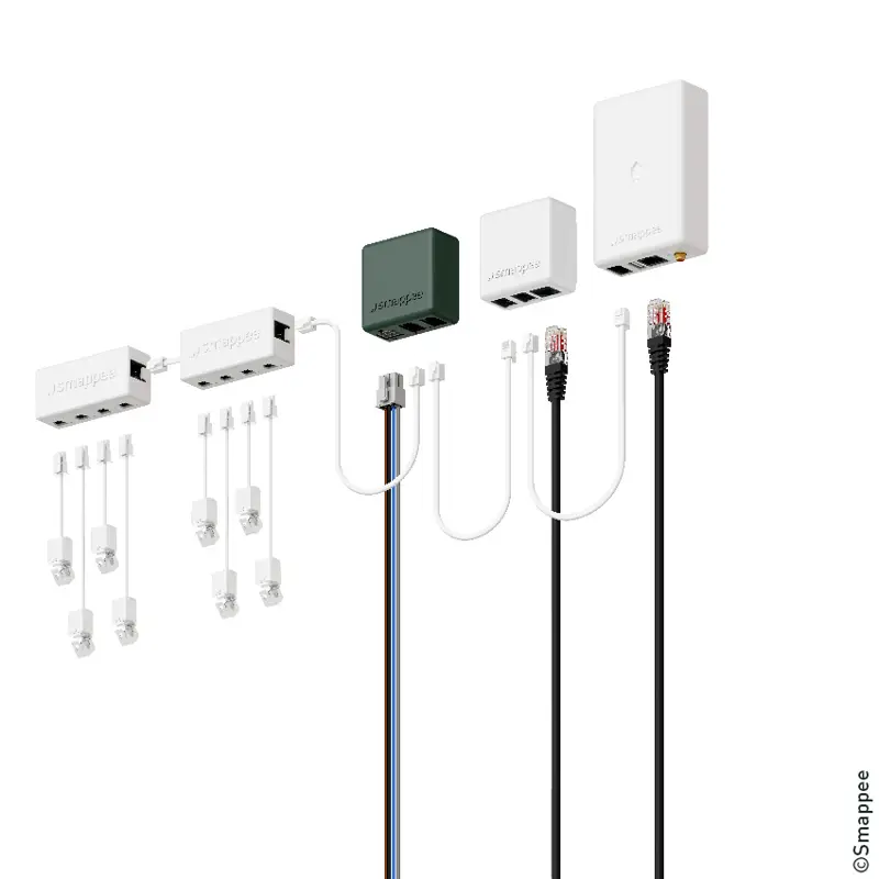 Configuration Smappee Infinity : Genius, Connect, CT Hub et tores