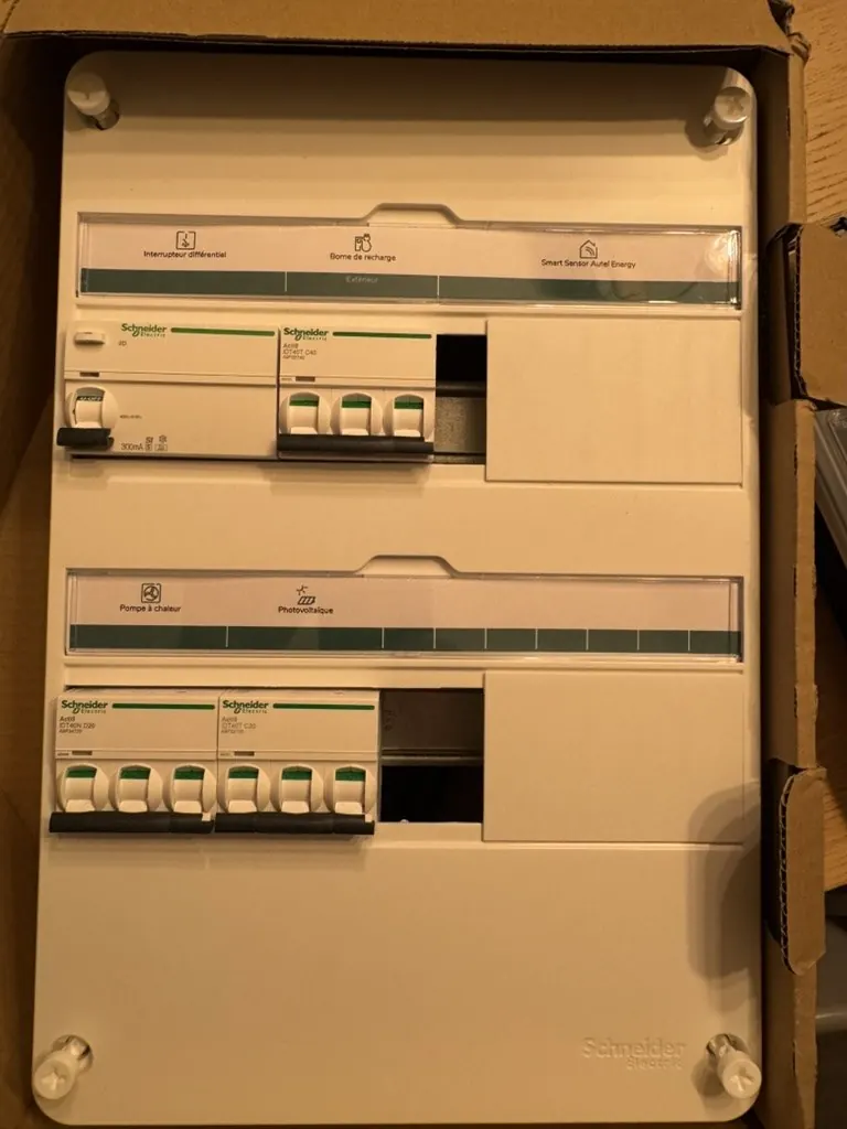 Coffret électrique neuf avant câblage